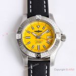 (GF) Swiss Breitling Avenger Automatic 45 Seawolf Asia2824 Watch Yellow Dial Leather Strap_th.jpg